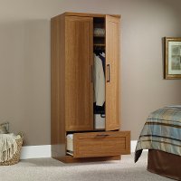 Oak Wardrobe Armoire - Home Plus -4