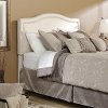 Ivory Upholstered Queen Size Headboard - Palladia-3