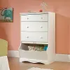 White 3-Drawer Chest - Pogo
