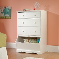 White 3-Drawer Chest - Pogo