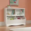 White Twin Footboard/Bookcase - Pogo