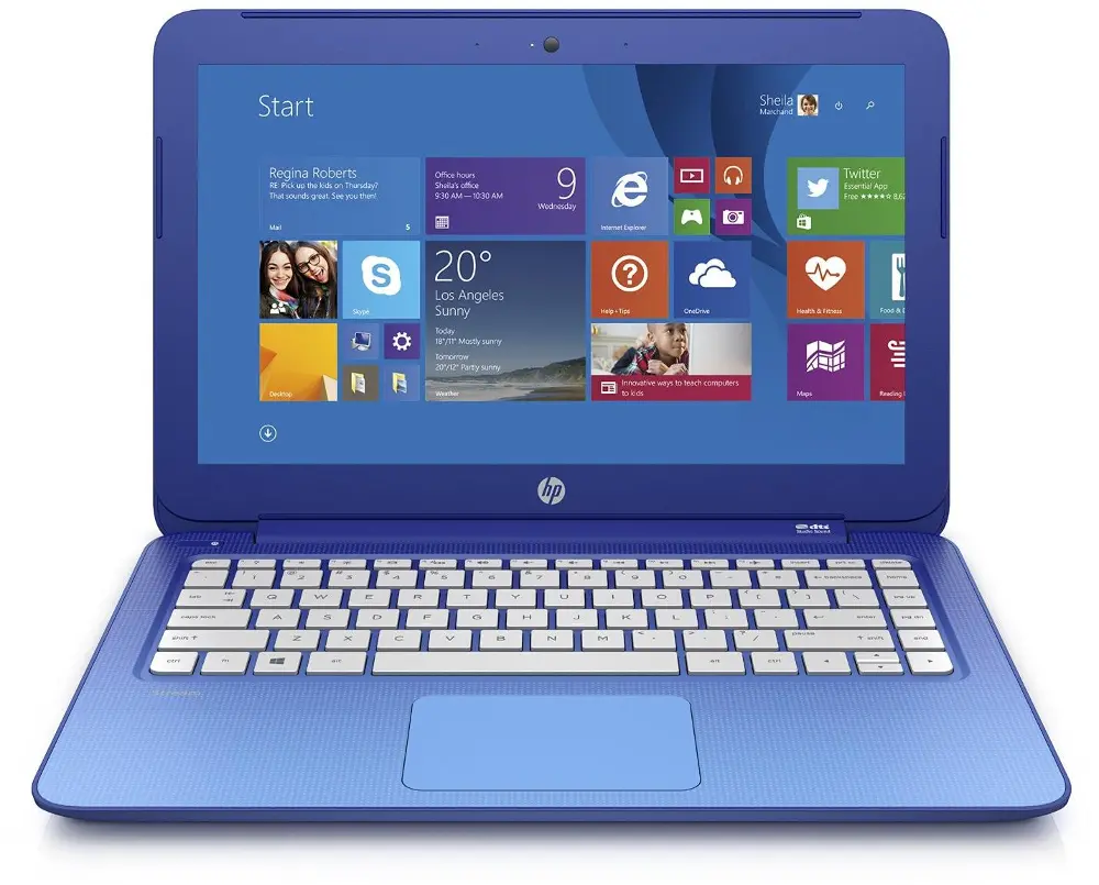 HP-S13-C010NR HP Stream 13.3 Inch Laptop - Horizon Blue -1