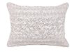 Natural and White 14x20 Inch Throw Pillow