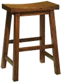 Sticks Brown Counter Height Stool