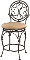 Scroll Circle Back Counter Stool - Big & Tall