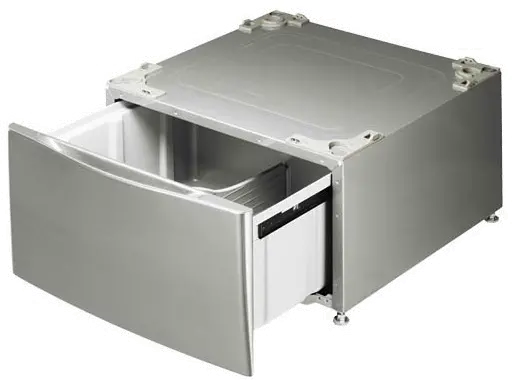 WDP4V LG 27 Inch Laundry Pedestal - Graphite Steel-2