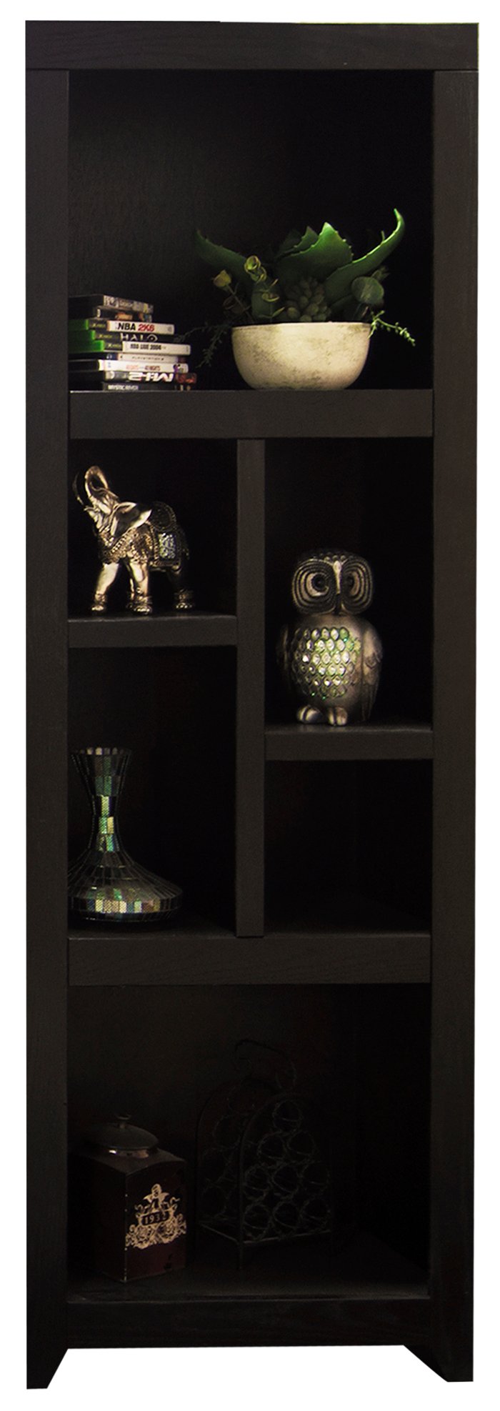 Skyline Mocha Bookcase