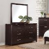 Clearance Contemporary Espresso Brown Dresser - Edina Collection