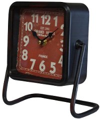 Grand Hotel Metal Table Clock
