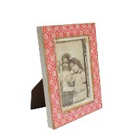 Pink Wood Photo Frame