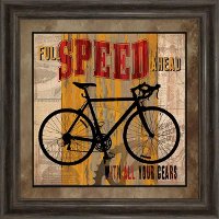 'Full Speed Ahead' Framed Wall Art