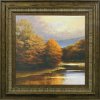 Tranquil River Bend Framed Wall Art