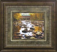Ridge Over Rocky Waters Framed Wall Art