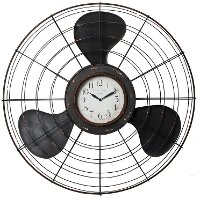 Metal Antique Fan Clock