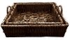 20 Inch Water Hyacinth Tray with Handles
