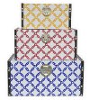 Small Yellow Lattice Box