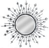 Spiked Metal Wall Mirror
