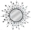 Spiked Metal Wall Mirror