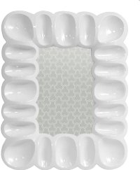 11 Inch White Resin Picture Frame