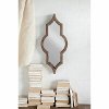 Natural Finish Wood Mirror-2