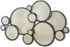 Rustic Metal Circles Mirror