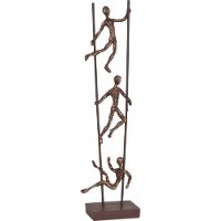 Cast Metal Figurines on Stand