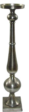 Clearance Aluminum 29 Inch Pedestal Candleholder