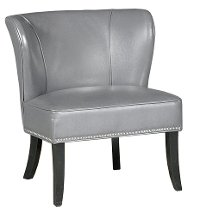 Modern Gray Accent Chair - Hilton