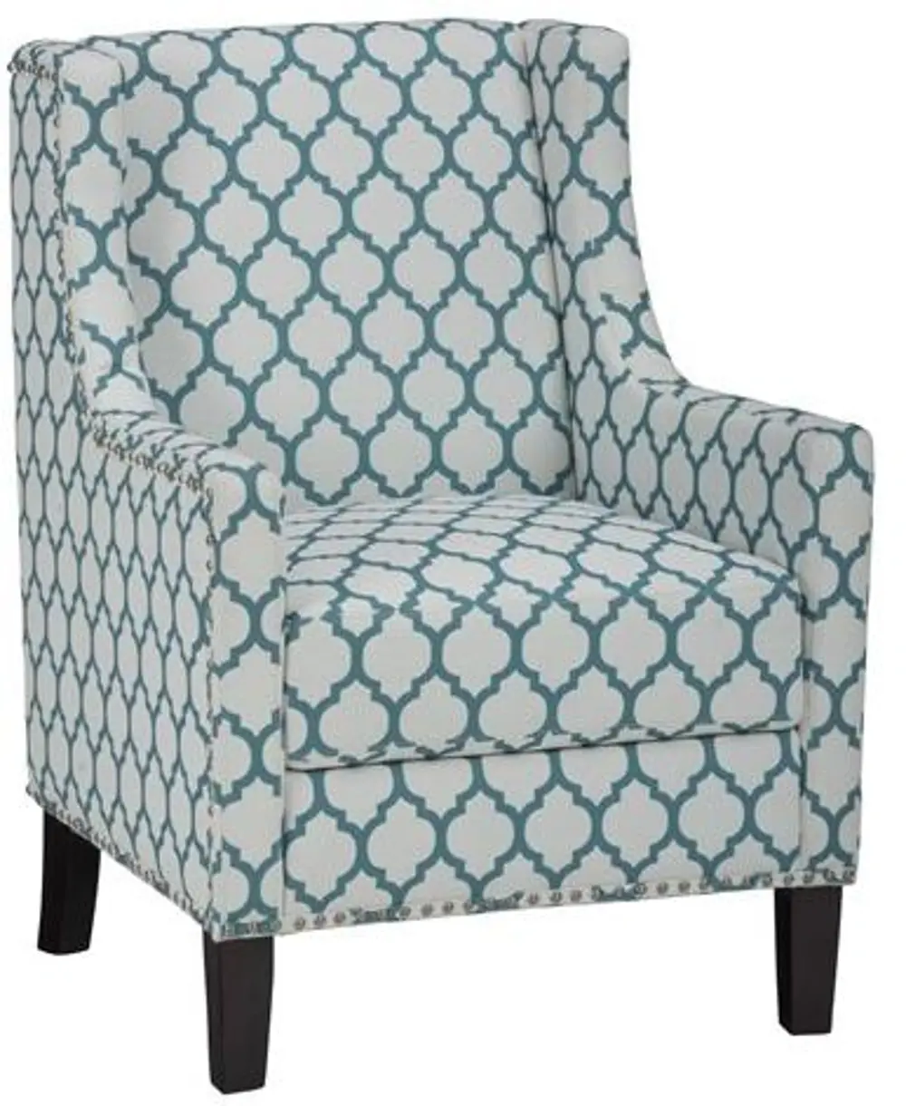 Aqua Blue Accent Chair - Jeanie Collection-1