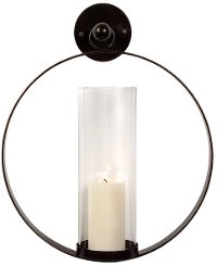 Round Wall Hanging Candle Holder