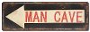 Man Cave Arrow Wall Decor