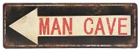 Man Cave Arrow Wall Decor