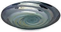 Blue Swirl Glass Tray