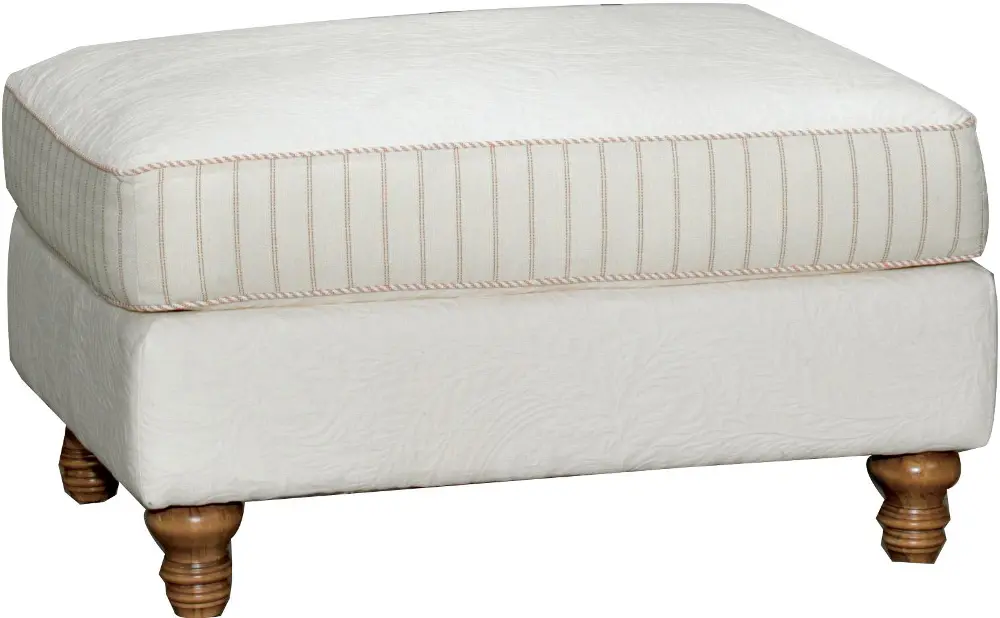 Pine Bluff Natural Upholstered Ottoman-1