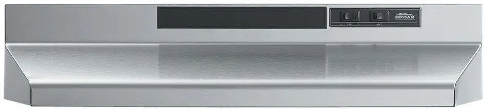 F403004 Broan Hood - 30 Inch Stainless Steel-1