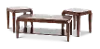 Docila Contemporary Walnut Table, Set of 3