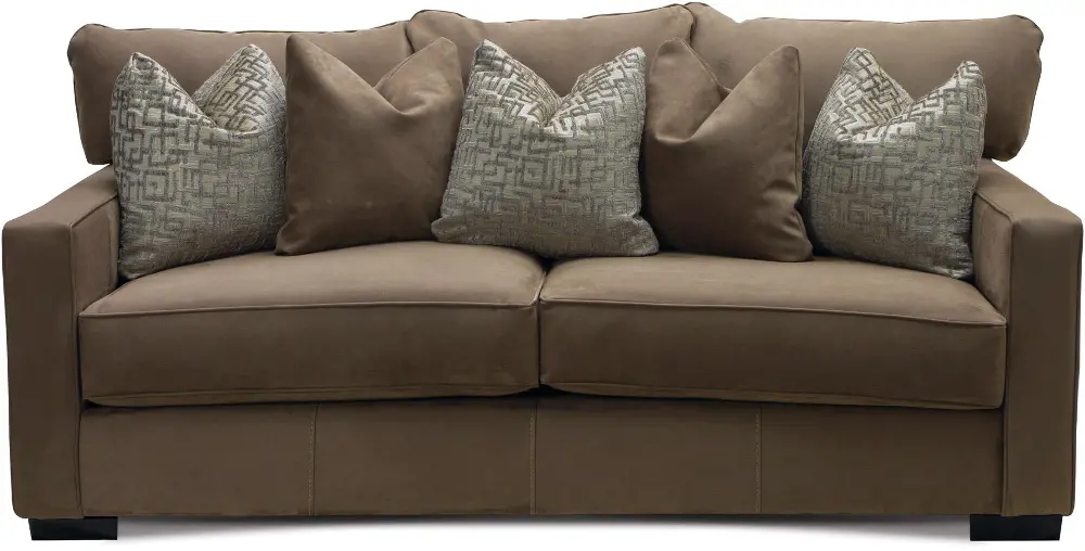 Gibson 88 Inch Taupe Upholstered Sofa-1