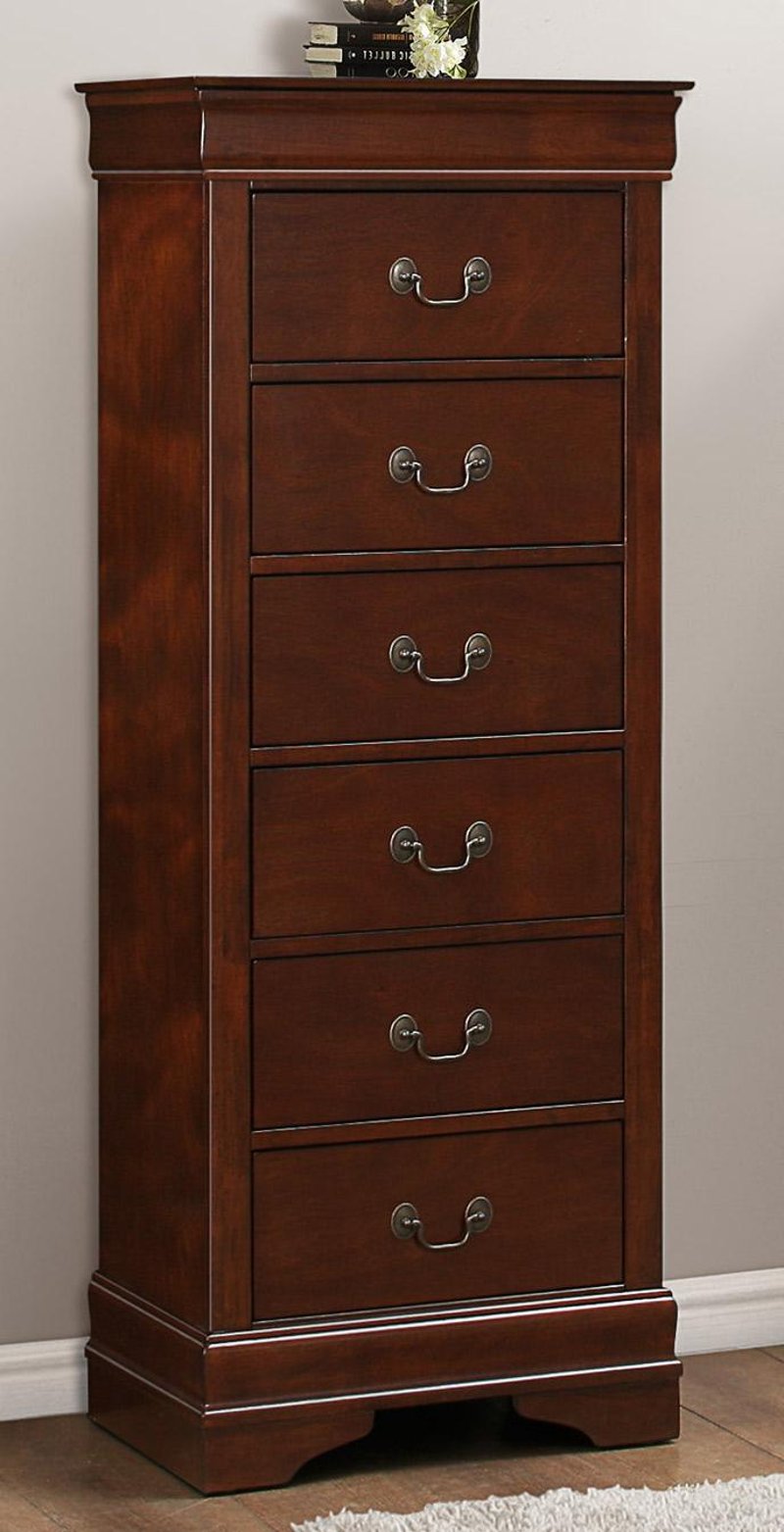 Traditional Brown Cherry Lingerie Chest Of Drawers Mayville Rc