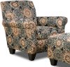 Floral Pattern Accent Chair - Bullet Collection