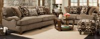 Traditional Mink Brown 2 Piece Living Room Set - Prodigy