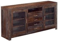 67 Inch Rustic Brown TV Stand - Grayson Collection