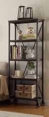 26 Inch Industrial Book Case - Iron Works Collection