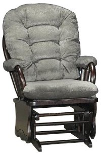 Ash Gray Glider Rocker - Bedazzle