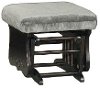 Ash Gray Glider Ottoman - Bedazzle