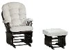 Tan Glider Rocker & Ottoman - Bedazzle