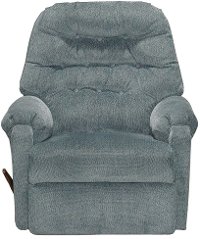 Delft Blue Manual Rocker Recliner - Sondra