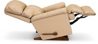 10-512/LB133465 Tan Leather-Match Manual Rocker Recliner - Pinnacle-2