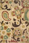5 x 8 Medium Tan Indoor / Outdoor Area Rug - Lucka