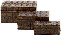 12 Inch Wood and Metal Box