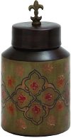 13 Inch Terracotta Painted Jar